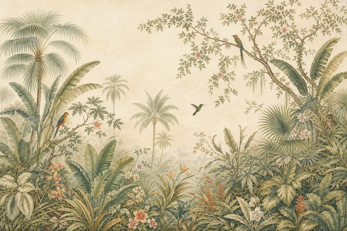 Ivory Design Wallpaper Mural product view