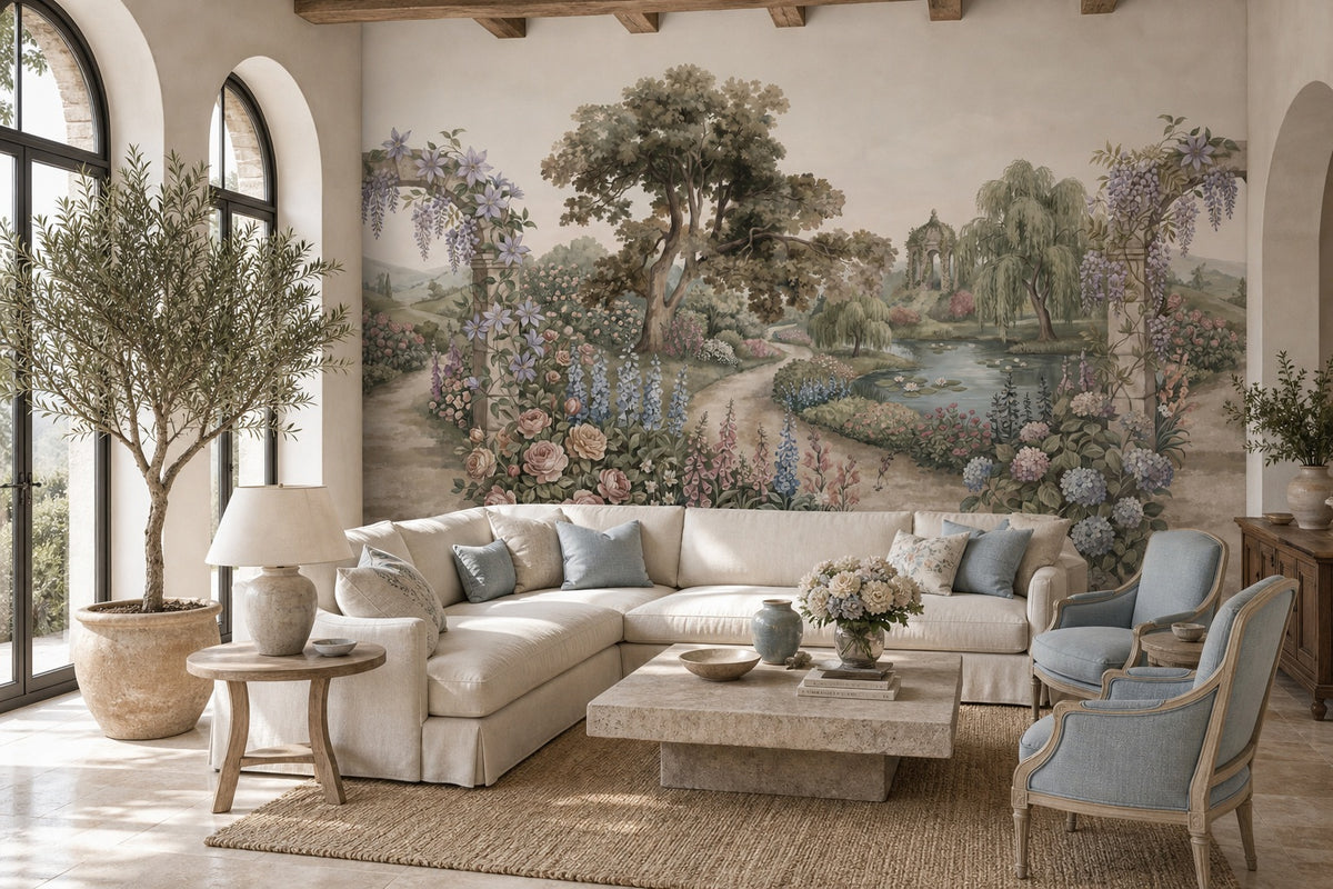 ivory vintage jungle wallpaper villa custom self adhesive non woven vinyl removable