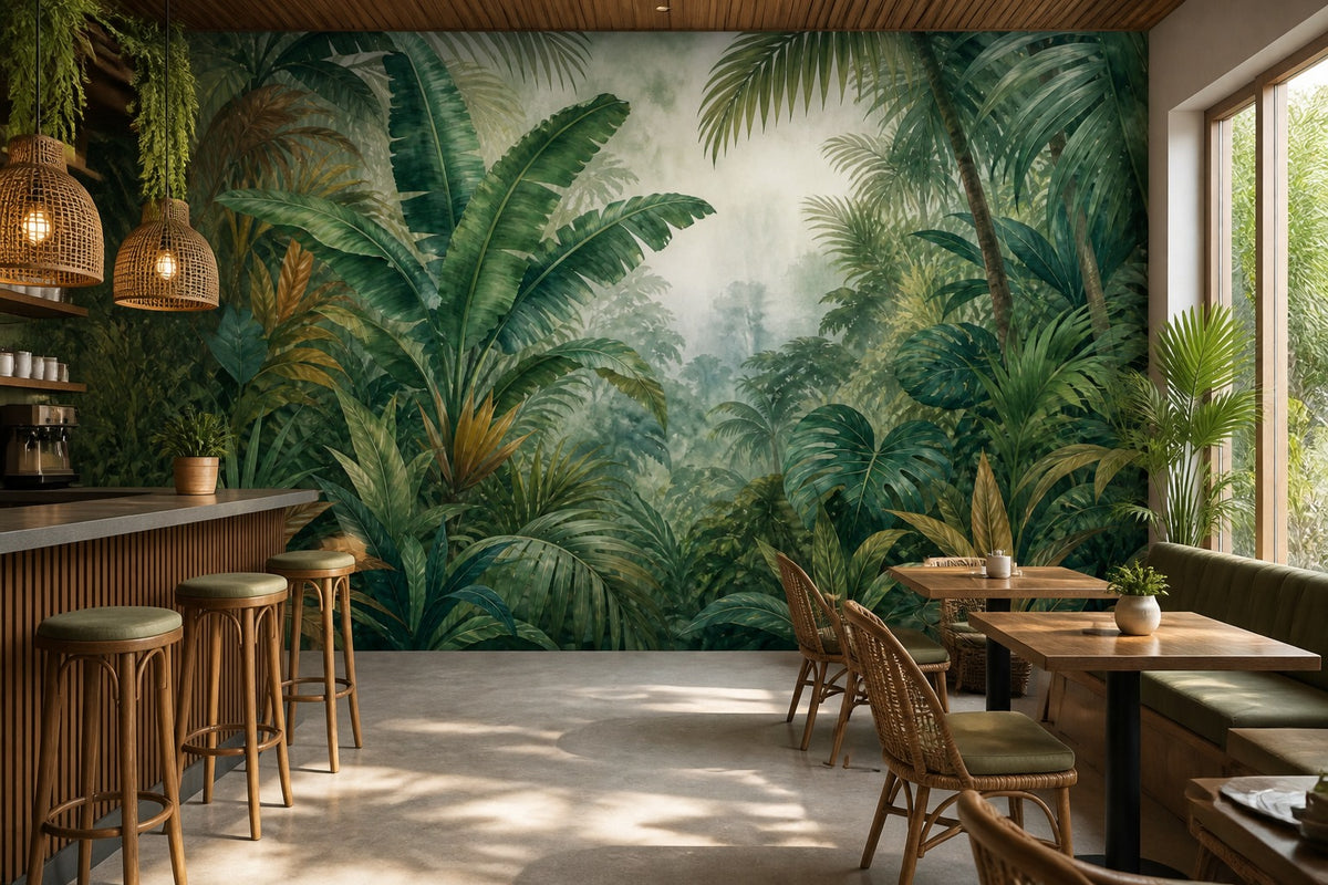 Green Design Wallpaper Mural product view