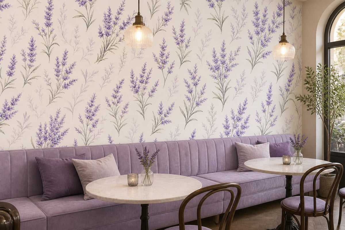 Lavender Field Wallpaper Mural product view