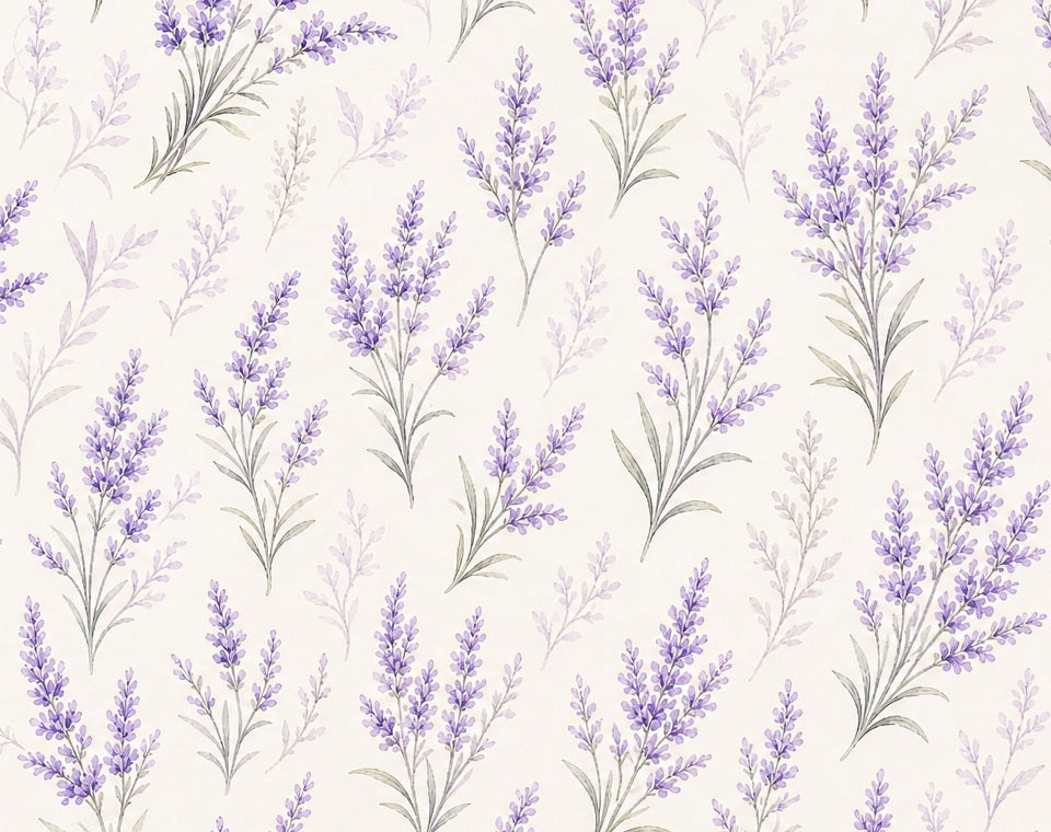 Lavender Field Wallpaper Mural product view