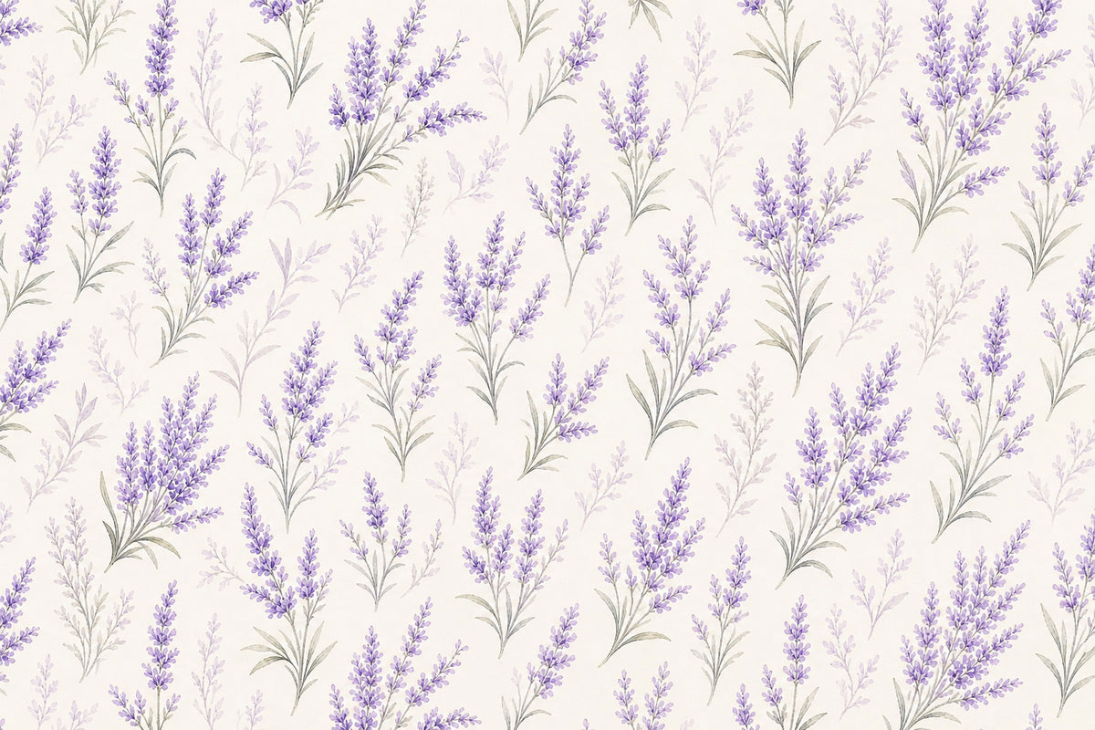 Lavender Field Wallpaper Mural product view