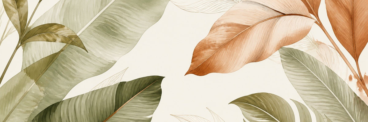 Sage Leaf Wallpaper Mural product view