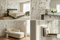Lime Bird Bamboo Forest Wallpaper Mural