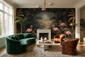 Antique Woodland Birds and Ferns Wallpaper Mural