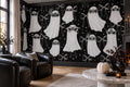 Black Ghosts Halloween Wallpaper Mural