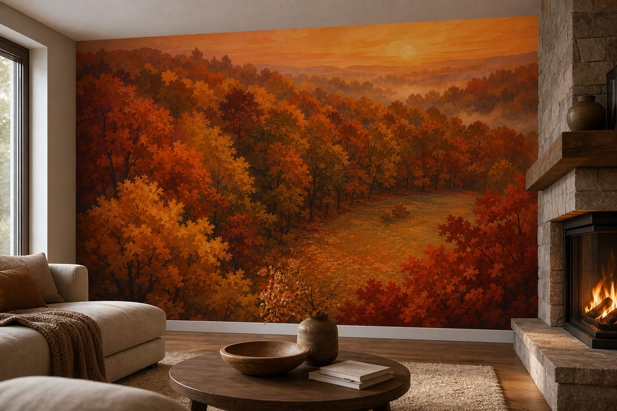 Russet Maple Wallpaper Mural product view