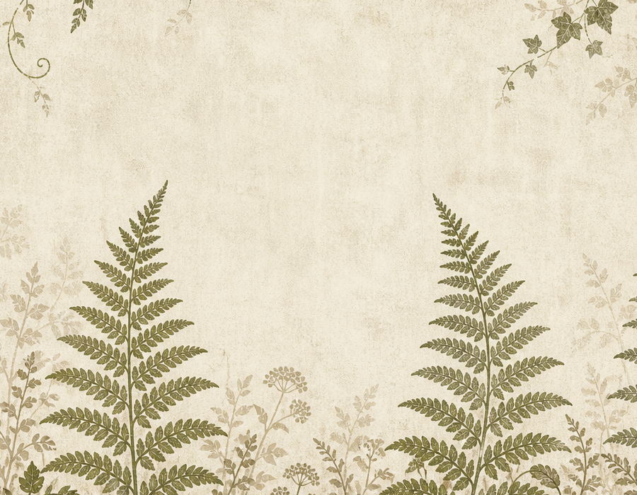 Sage Fern Vine Wallpaper Mural product view