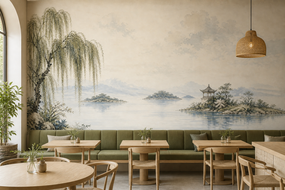 Sage Willow Wallpaper Mural product view