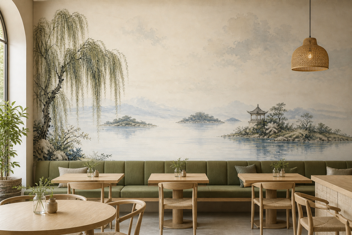 Sage Willow Wallpaper Mural product view