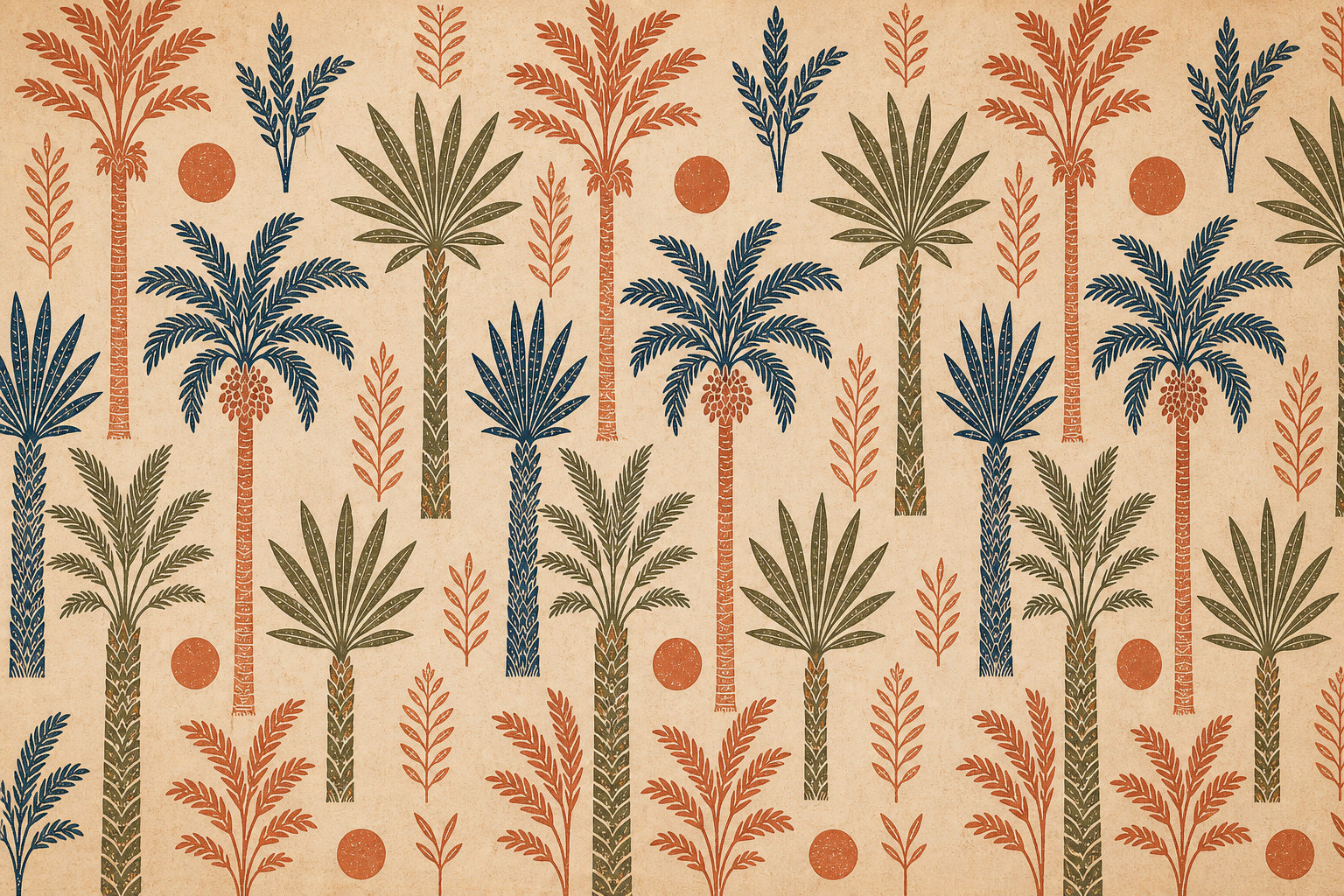 Sand Palm Wallpaper Mural
