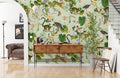 Animals In Plant Vine Wallpaper Mural