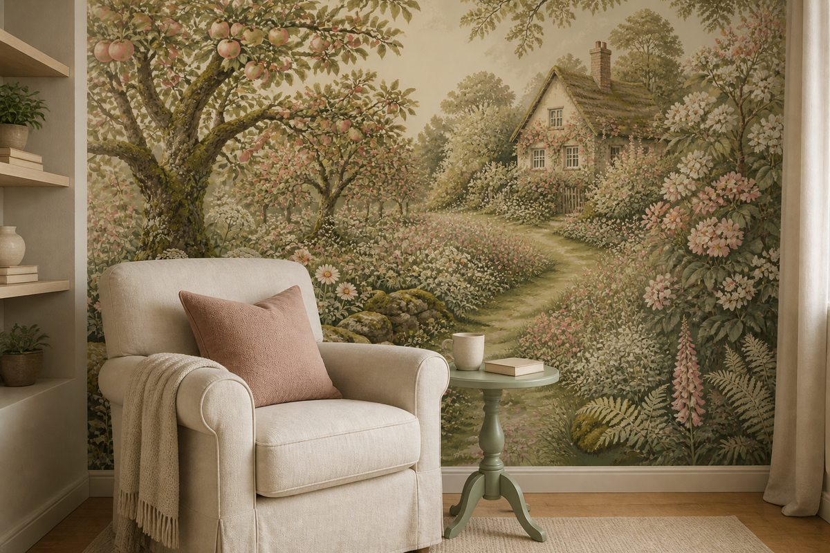 Moss Cottage Wallpaper Mural product view