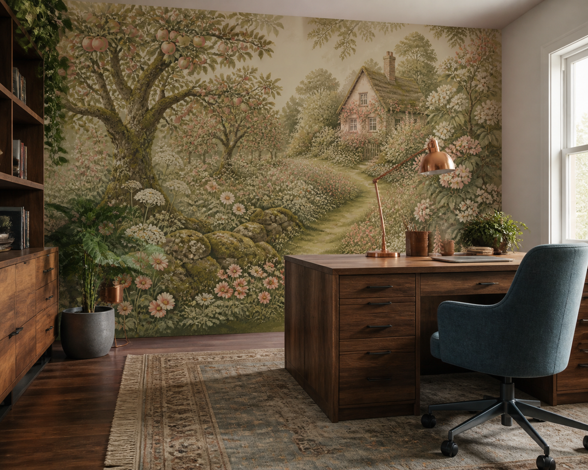 Moss Cottage Wallpaper Mural product view