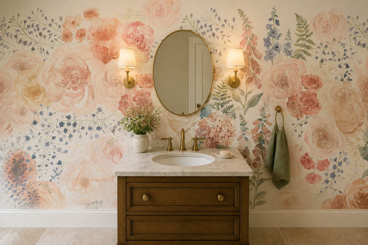 moss leaf vintage jungle wallpaper powder custom stick on non woven vinyl removable