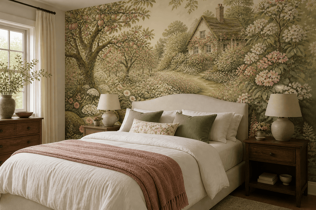 Moss Cottage Wallpaper Mural product view