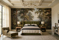Green Woodland Clearing in Sunlight Wallpaper Mural