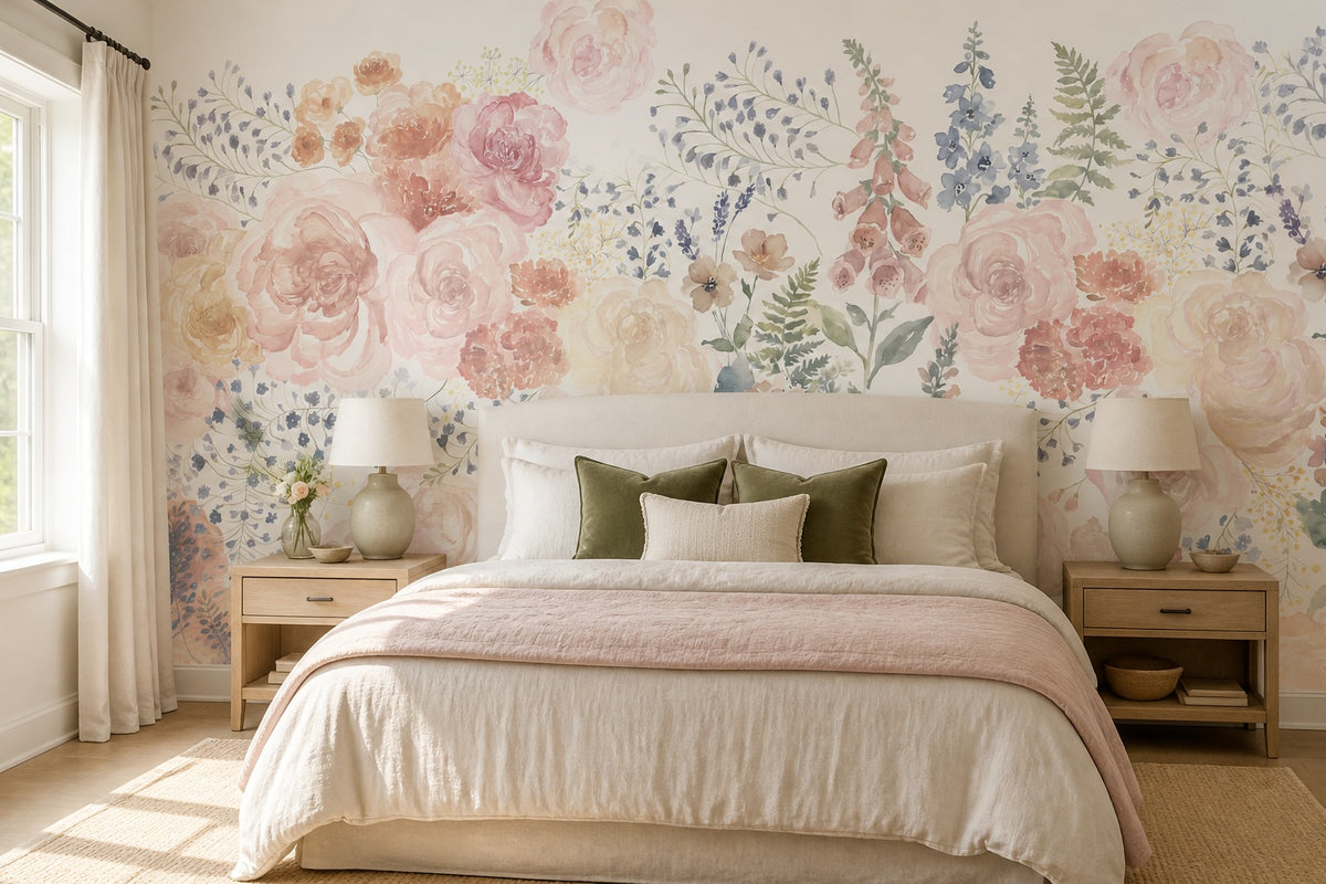 moss vintage jungle wallpaper bedroom custom peel and stick non woven vinyl removable