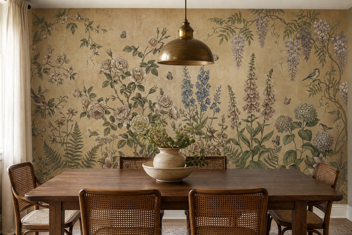 moss vintage jungle wallpaper dining custom self adhesive non woven vinyl removable