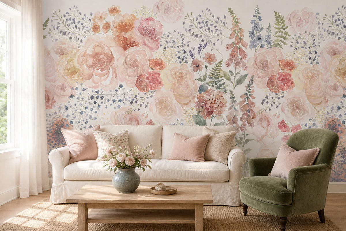 moss vintage jungle wallpaper living custom peel and stick non woven vinyl removable