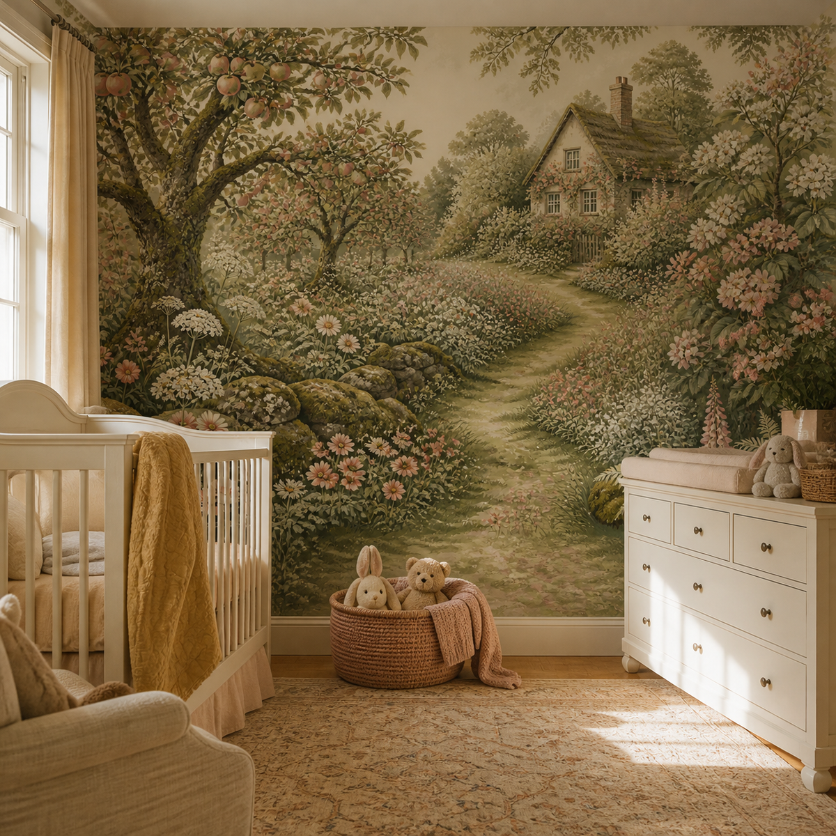 Moss Cottage Wallpaper Mural product view