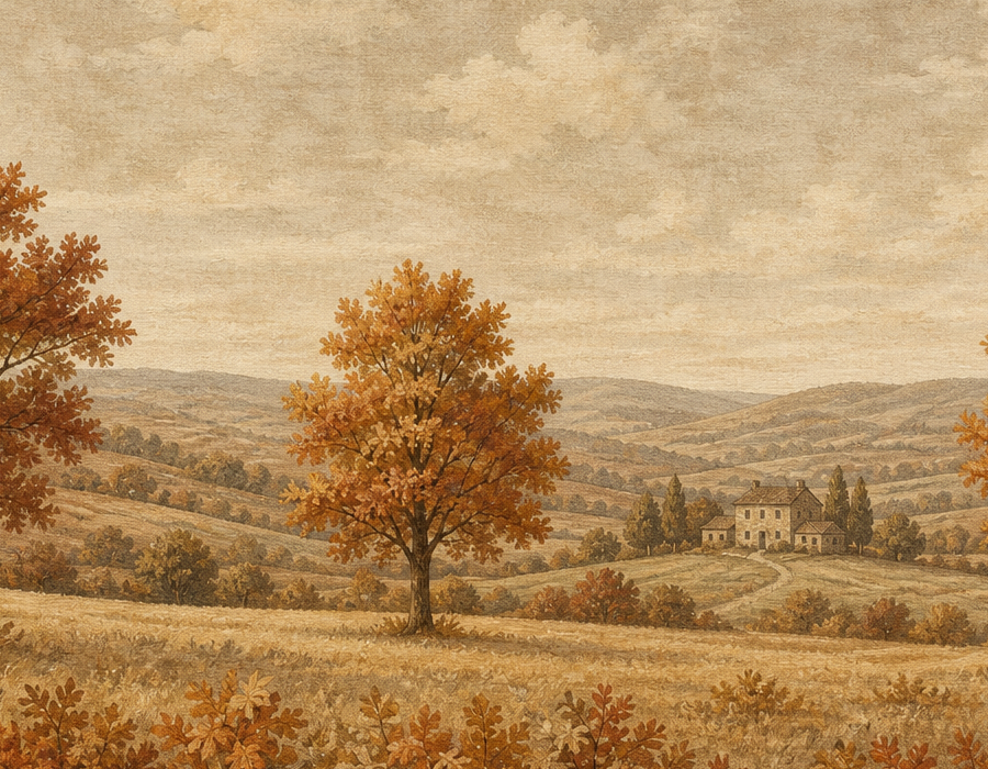 Neutral Autumn Wallpaper Mural product view