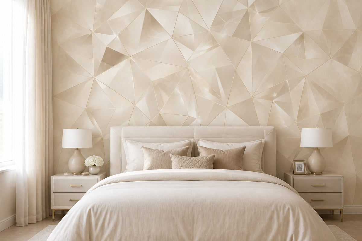 Neutral Crystal Wallpaper Mural product view