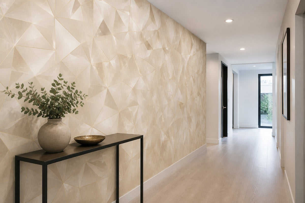 Neutral Crystal Wallpaper Mural product view