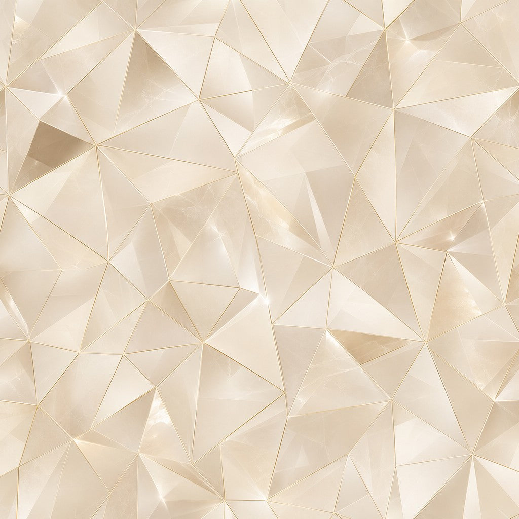 Neutral Crystal Wallpaper Mural