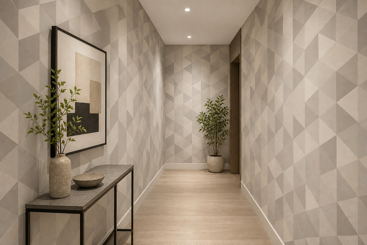 Neutral Cube Wallpaper Mural product view