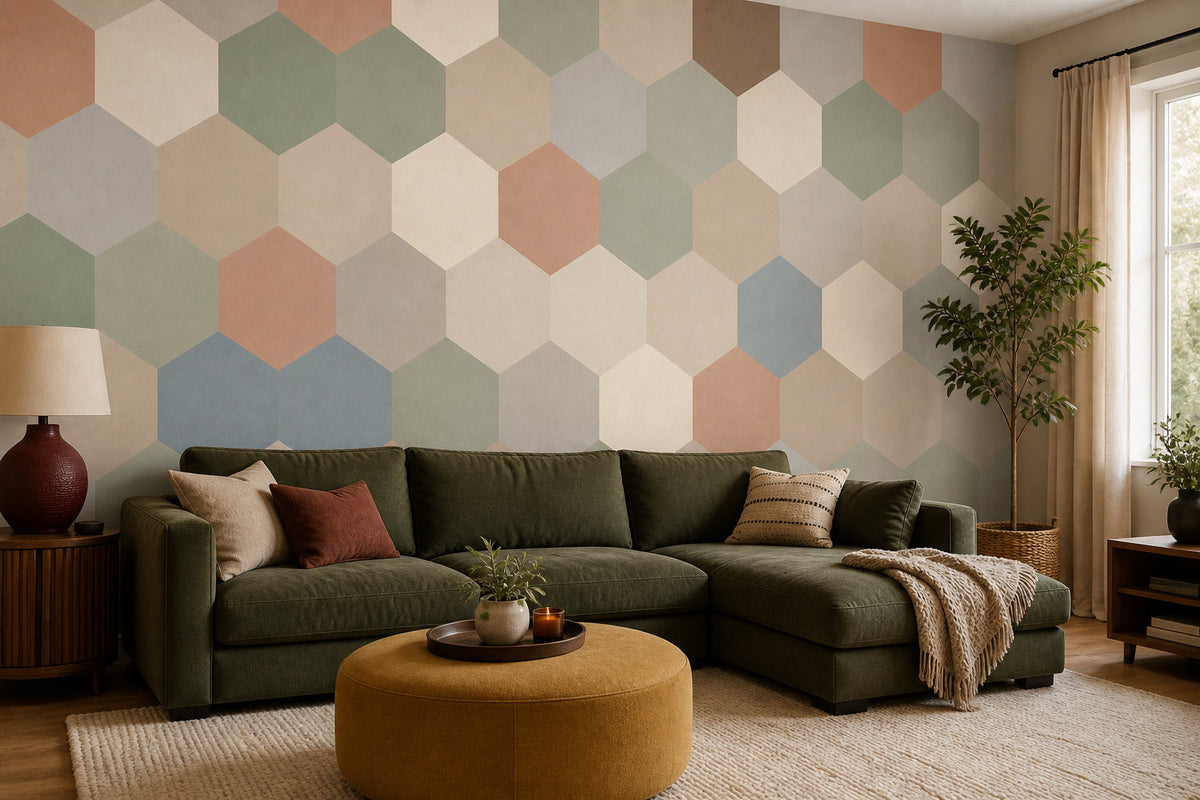 Neutral Muted Wallpaper Mural product view