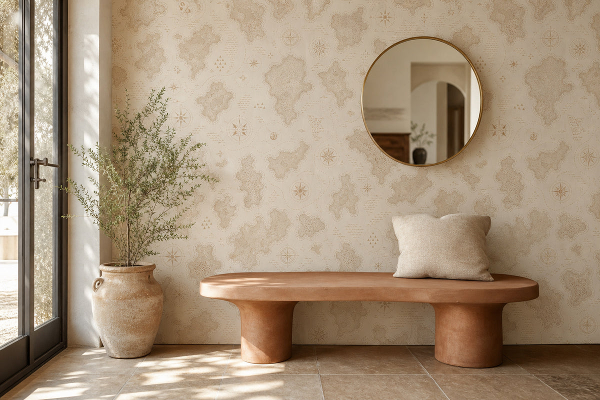 Neutral Oatmeal Wallpaper Mural product view