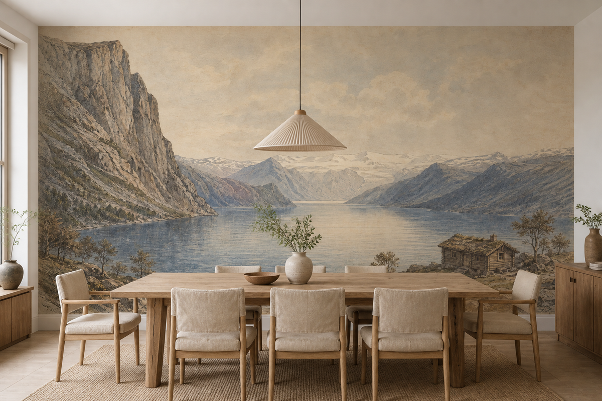 Neutral Nordic Wallpaper Mural product view