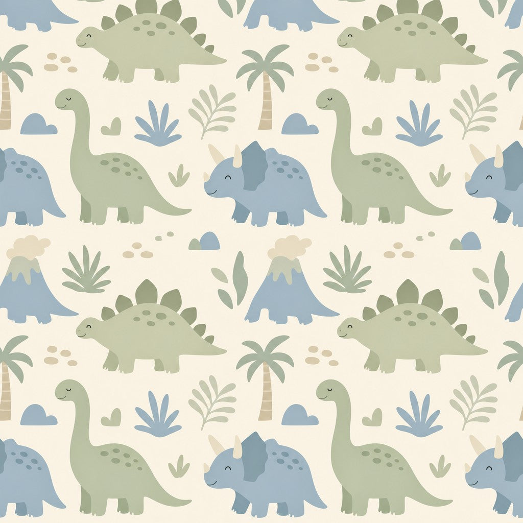 Neutral Dino Wallpaper Mural
