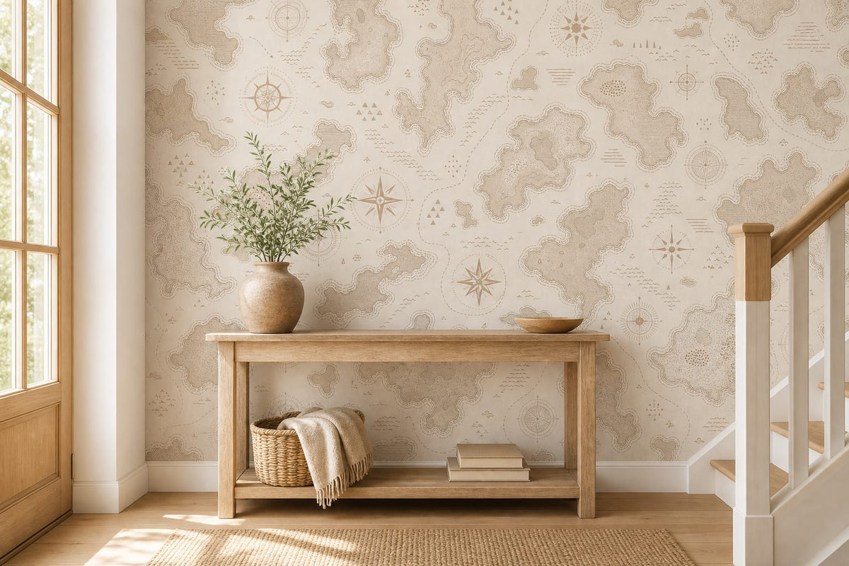 Neutral Oatmeal Wallpaper Mural product view
