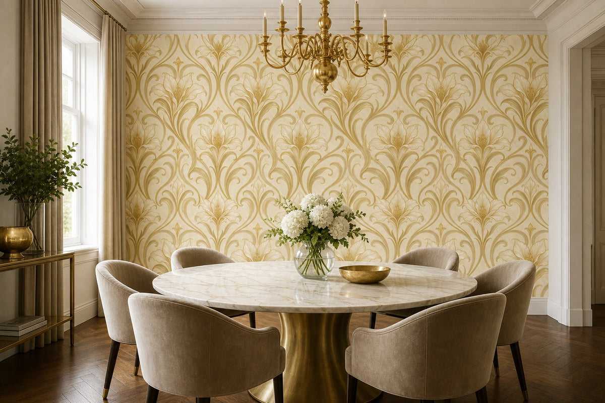 Neutral Gilded Wallpaper Mural product view