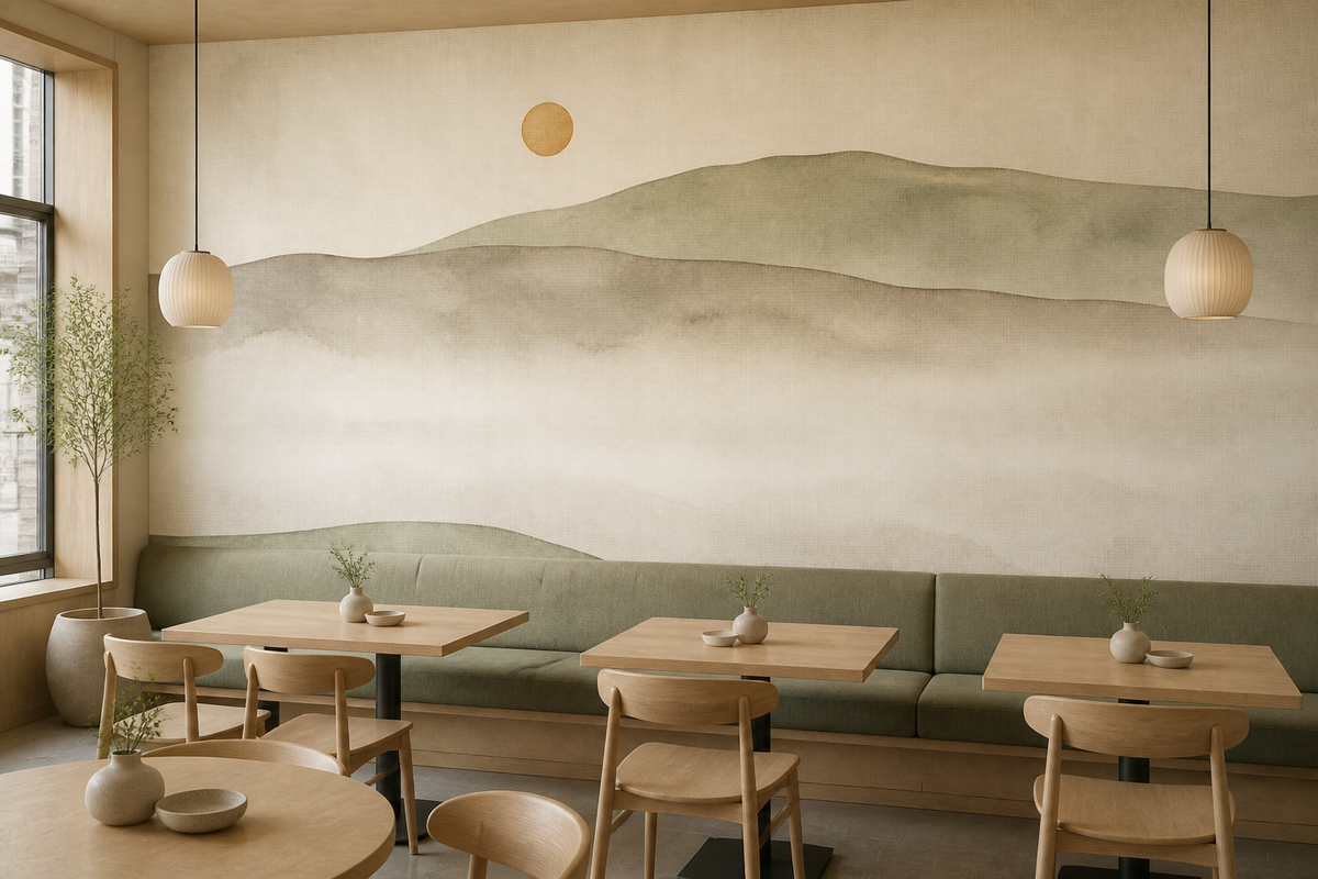 Neutral Greige Wallpaper Mural product view