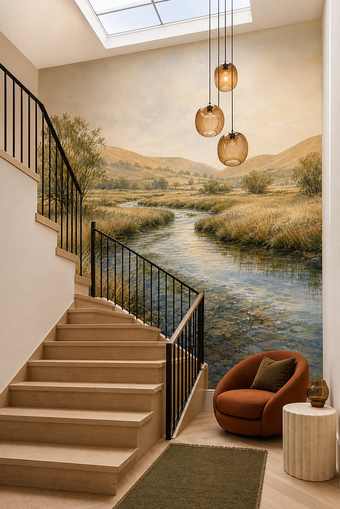 Neutral Oatmeal Wallpaper Mural product view