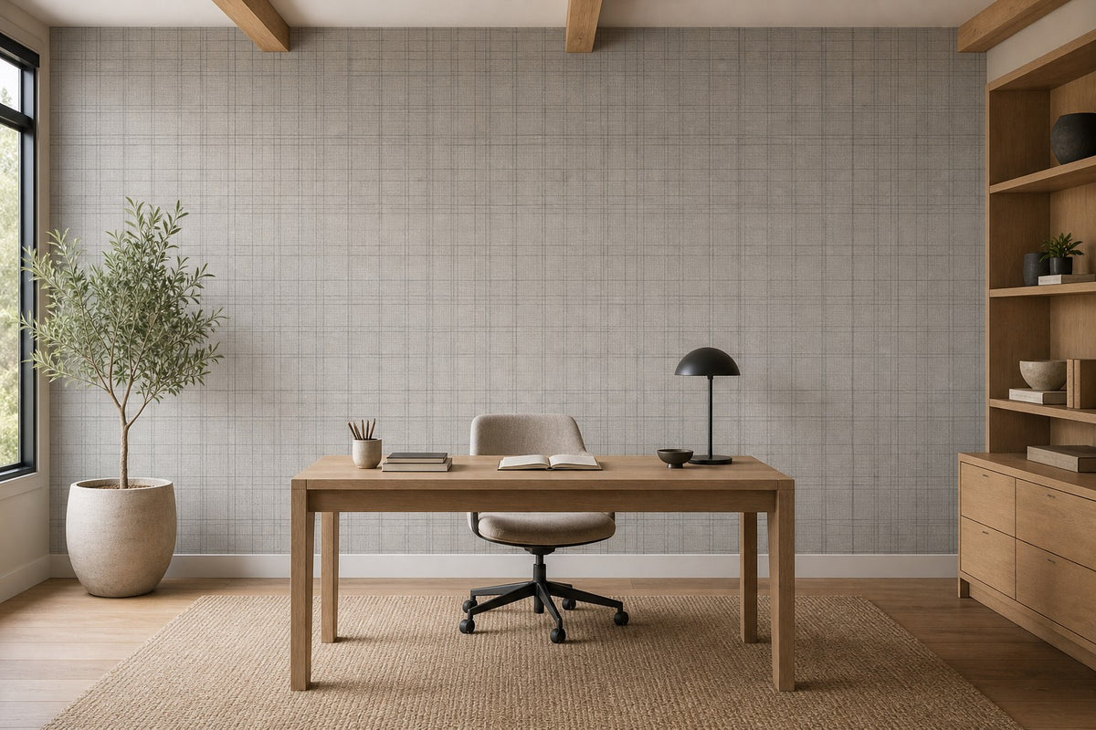Neutral Linear Wallpaper Mural product view