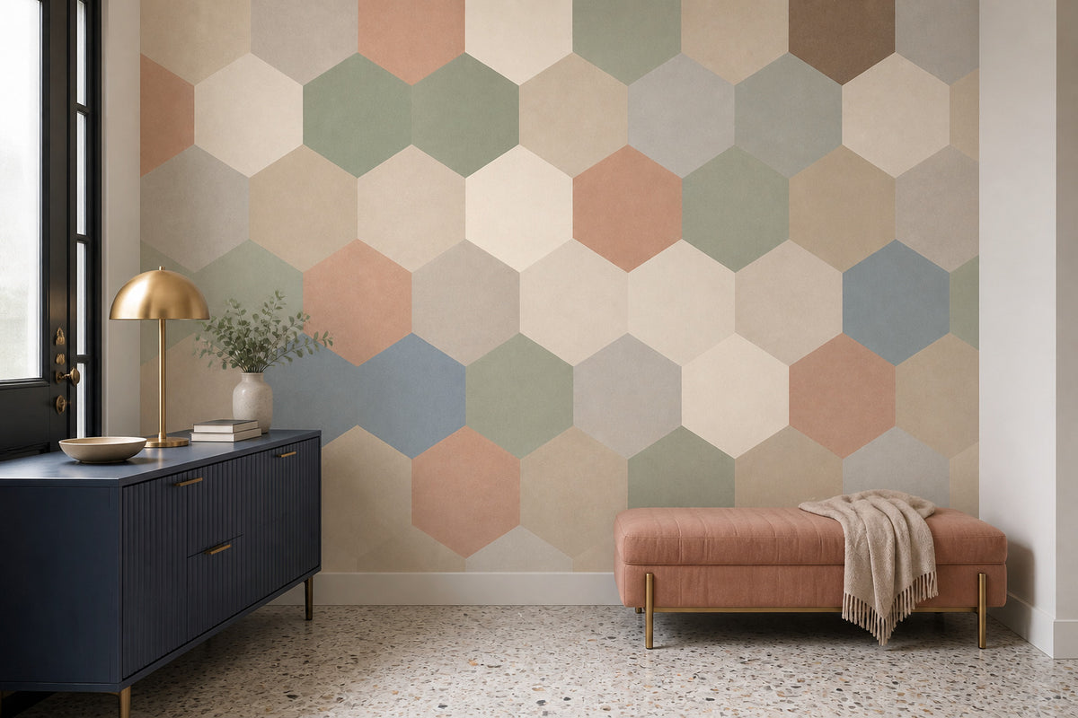 Neutral Muted Wallpaper Mural product view