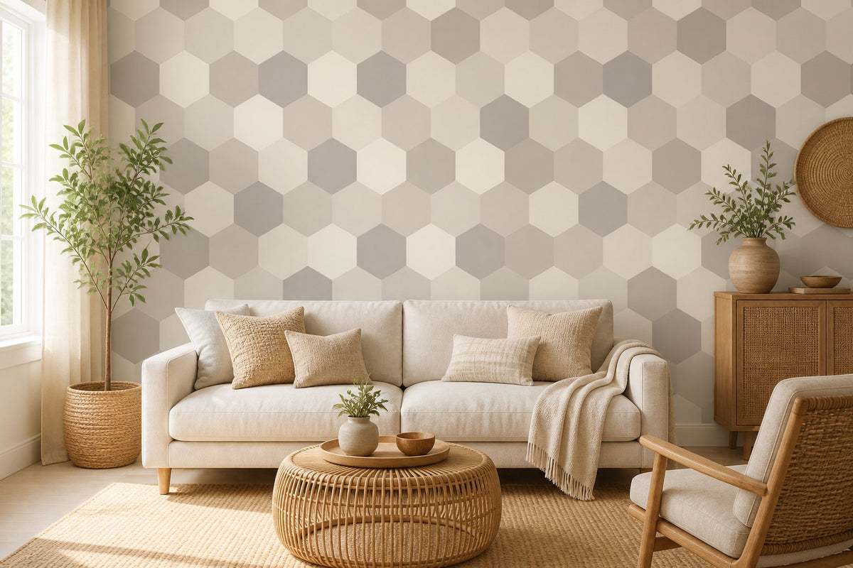 Neutral Muted Wallpaper Mural product view