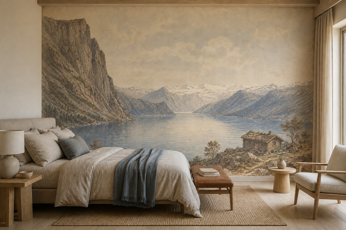 Neutral Nordic Wallpaper Mural product view