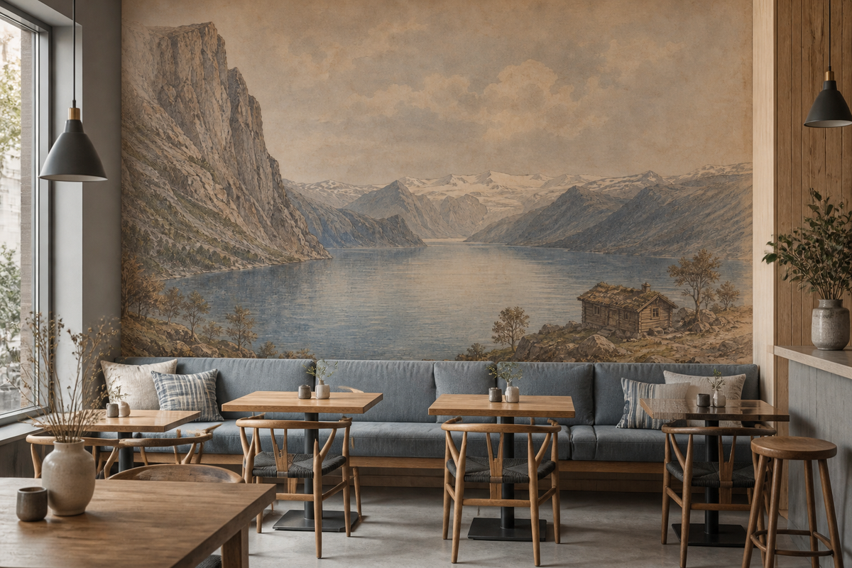 Neutral Nordic Wallpaper Mural product view