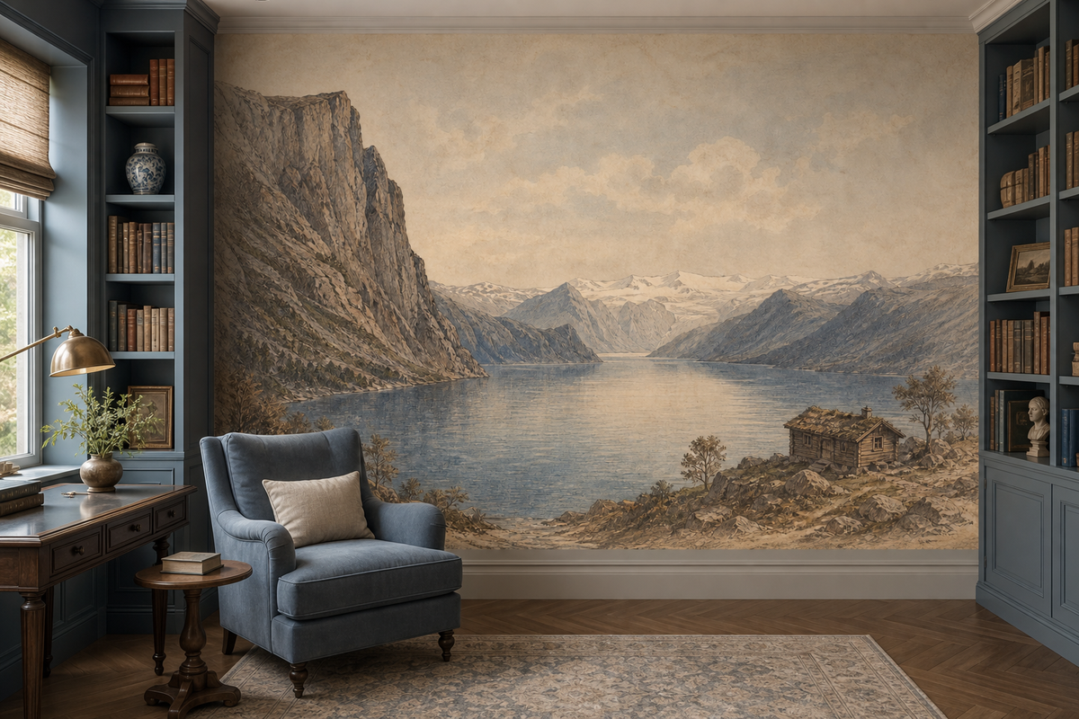Neutral Nordic Wallpaper Mural product view
