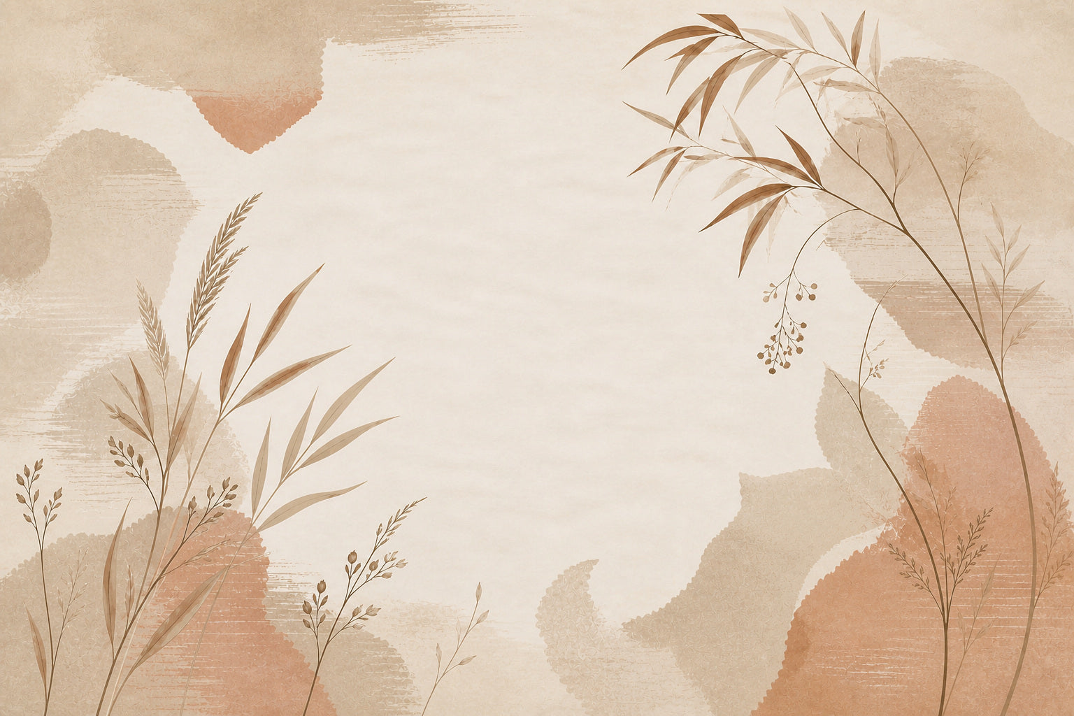 Neutral Oatmeal Wallpaper Mural