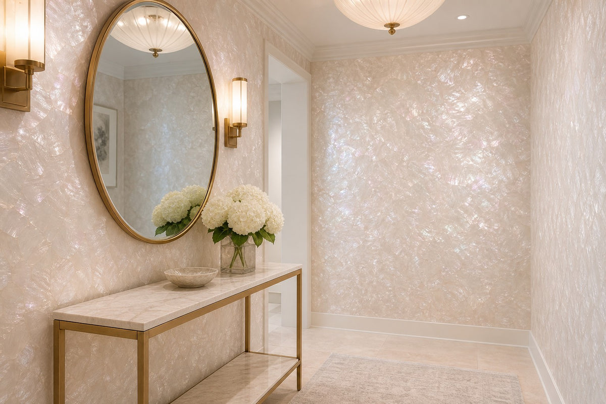 Neutral Pearl Wallpaper Mural product view