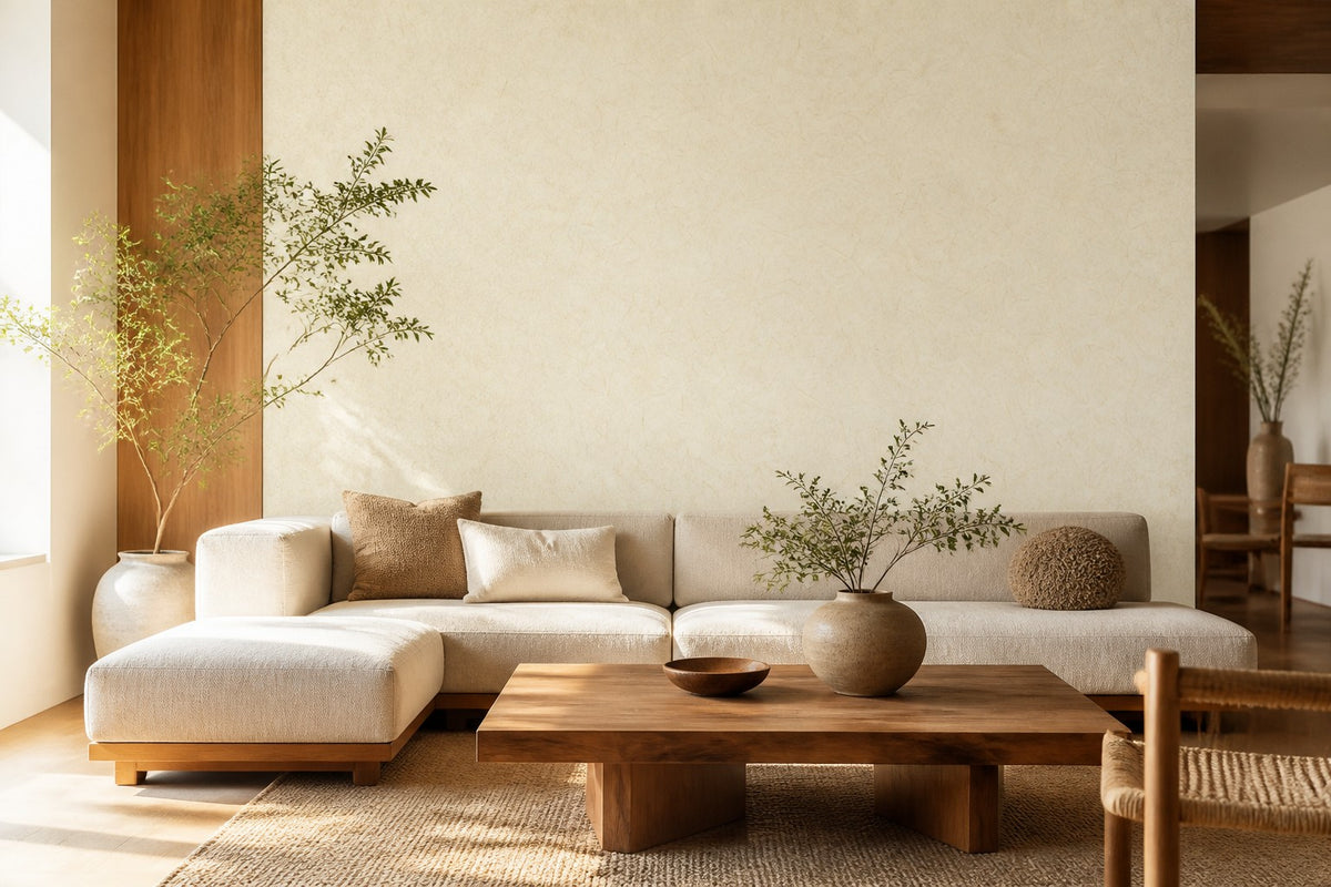 Neutral Rice Wallpaper Mural product view