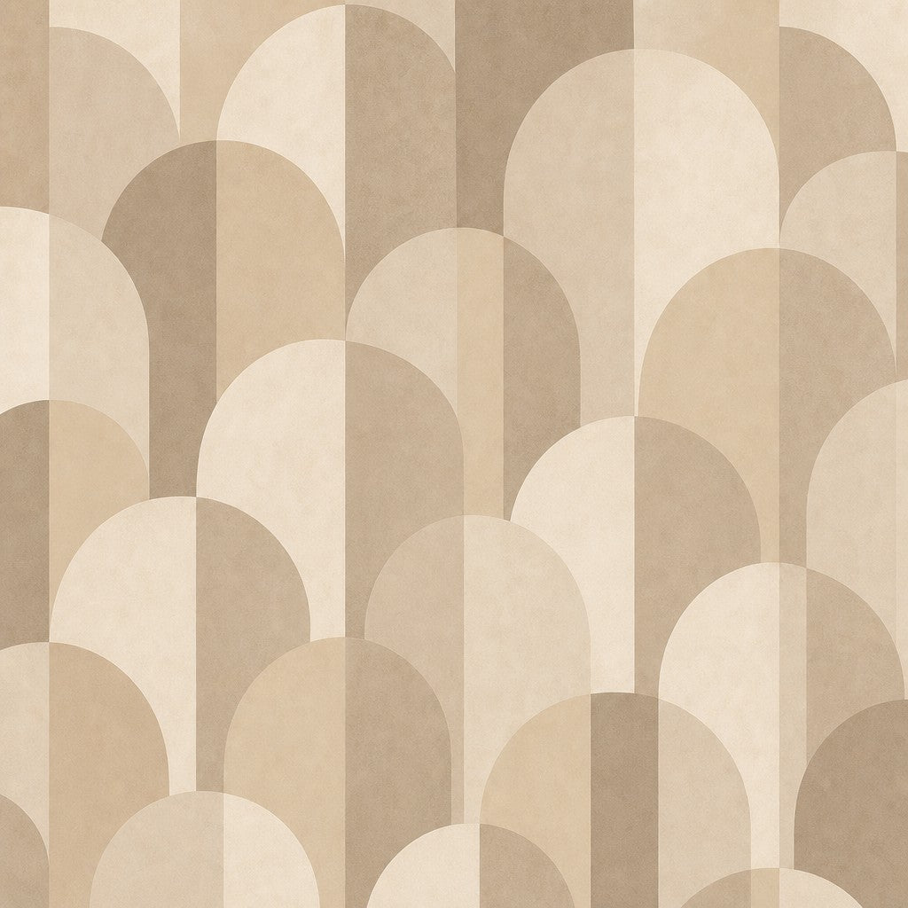 Neutral Soft Arc Wallpaper Mural product view
