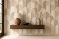 Neutral Soft Arc Wallpaper Mural