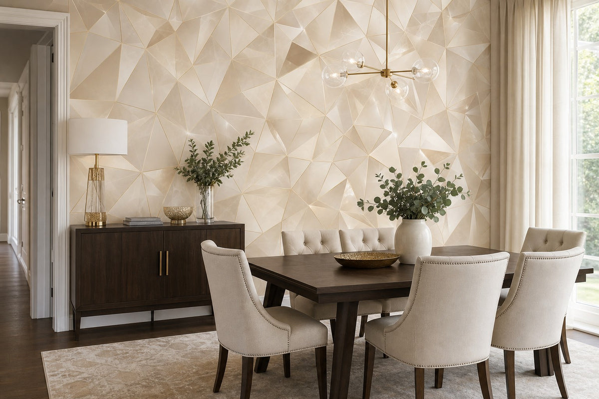 Neutral Crystal Wallpaper Mural product view